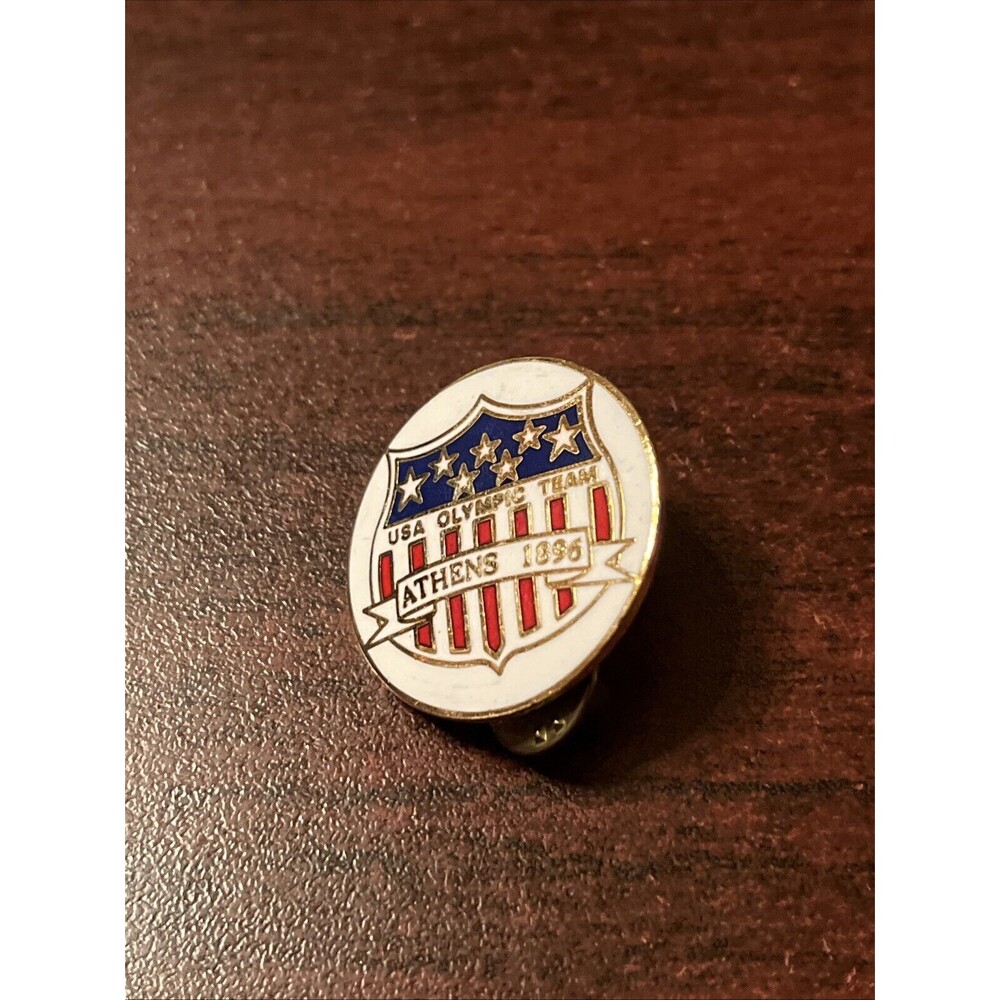 1896 Athens Greece Olympic Games Team USA‎ Lapel Hat Pin